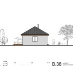 pohled na bungalov B.38 | Homing.cz